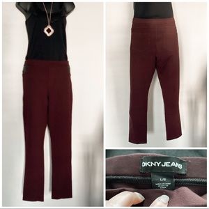 DKNY Maroon Jeans - Size L